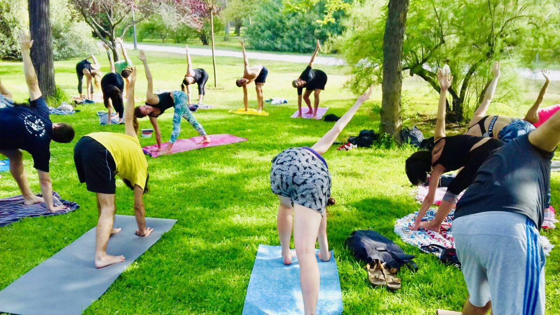 Yoga Classes in the park in Valencia