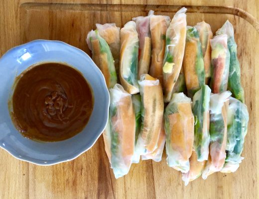 Fresh Vietnamese spring rolls