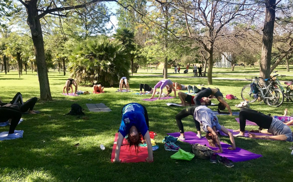 Park Vinyasa Yoga in Valencia